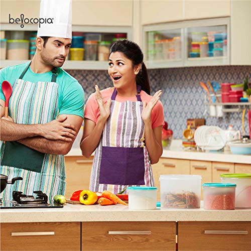 Image of Belocopia - 15 Piece Storage Container for Kitchen Set (11.25 L), Aqua Green