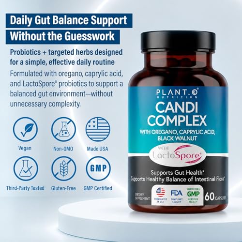 PLANT.O NUTRITION Candida Support with LactoSpore