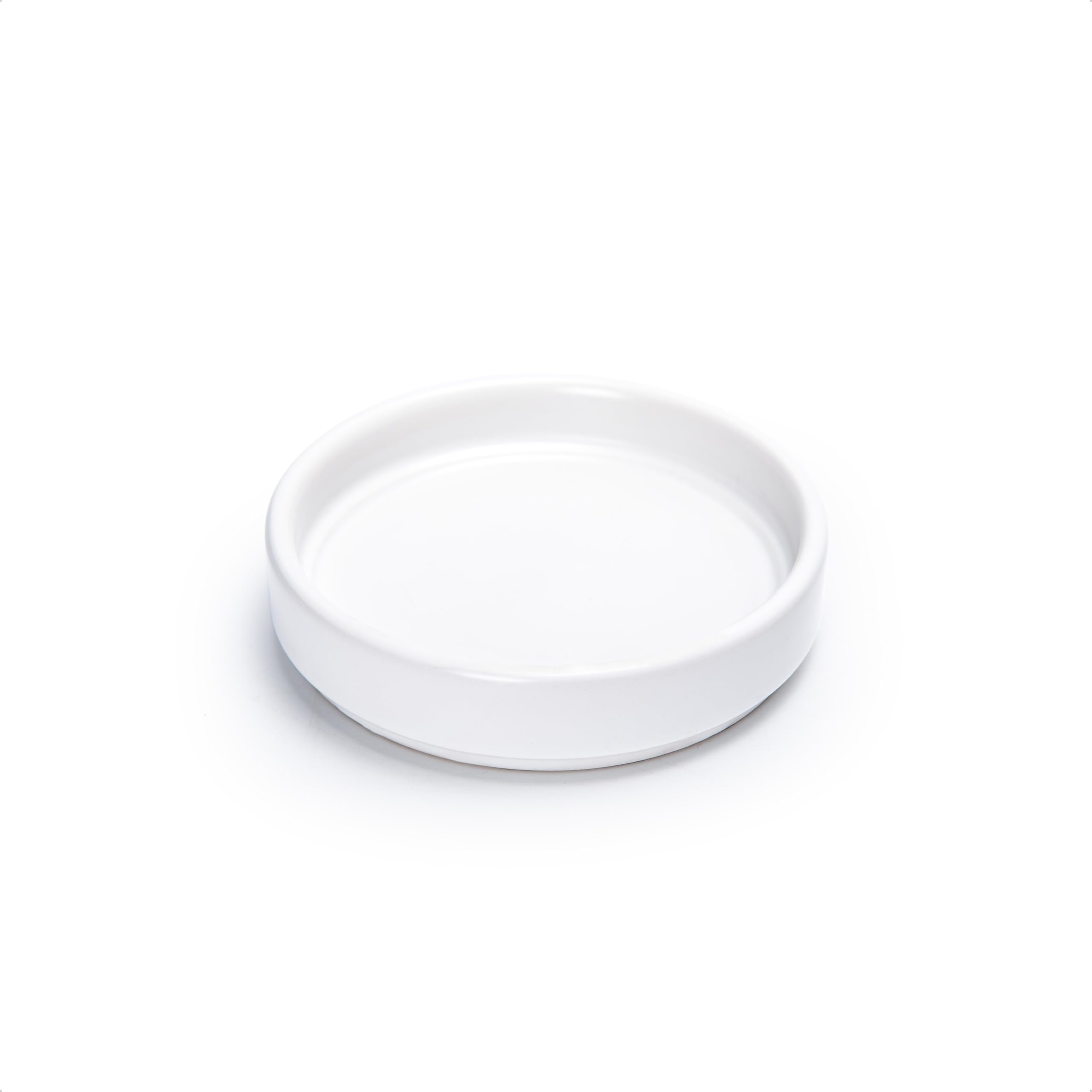 Black Ceramic Plant Saucer - Drainage Tray -18