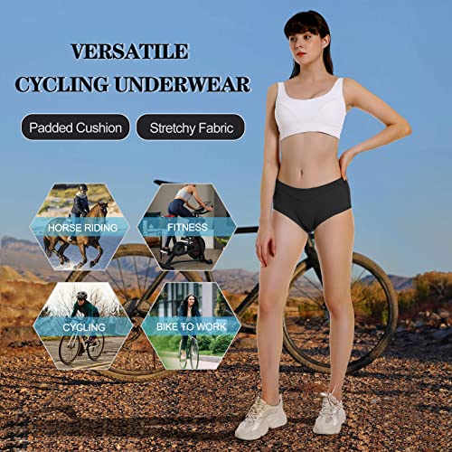 Meetyoo WR04-BLACK-RED-XL Women'S Standard Cycling Underwear 4D Gel Bike Bicycle Shorts Mountain Undershorts Riding Briefs thumb #5