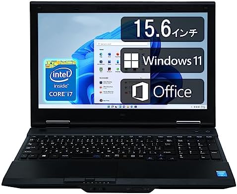 ノートPC 15インチ HP 8570w i7 16G SSD 無線 Win11