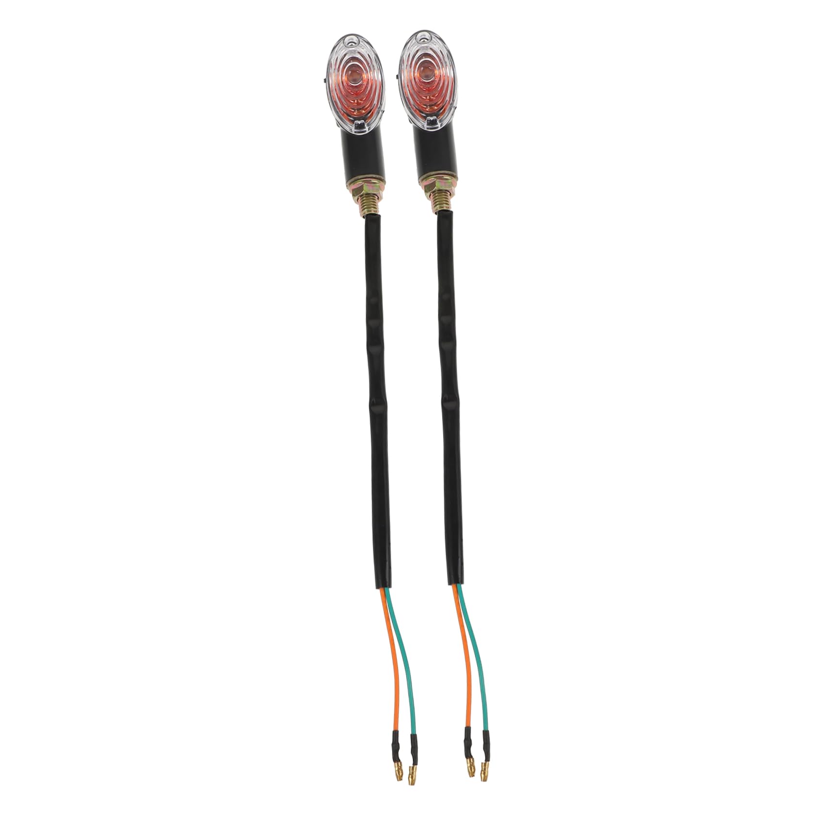SOLUSTRE 8pezzi Lucine Indicatori Per Di Segnalazione Led Facili Da Installare Design Elegante Compatibili Con Atv e Scooter Con Luce Gialla