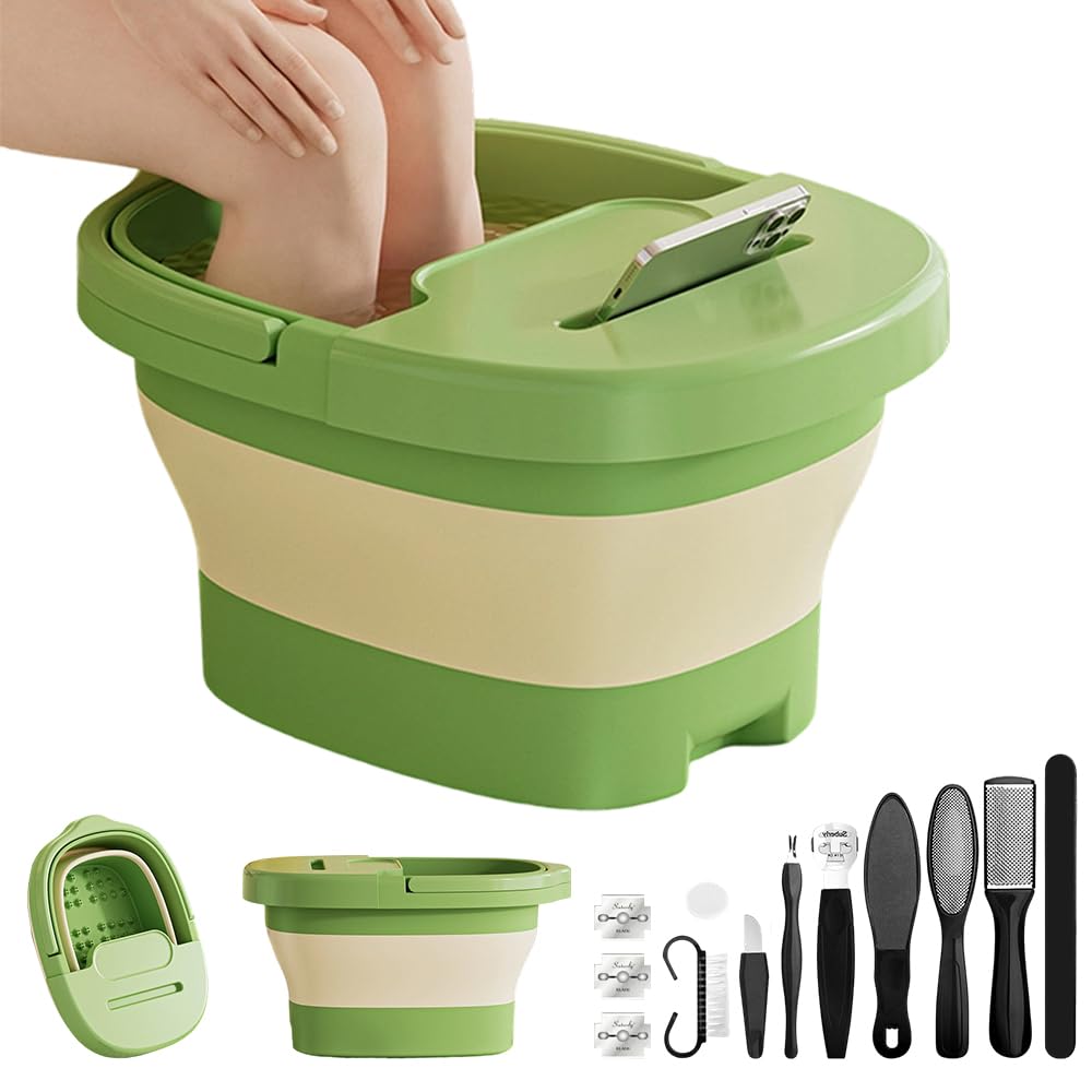Bañera plegable para pie con función de masaje y tapa 8