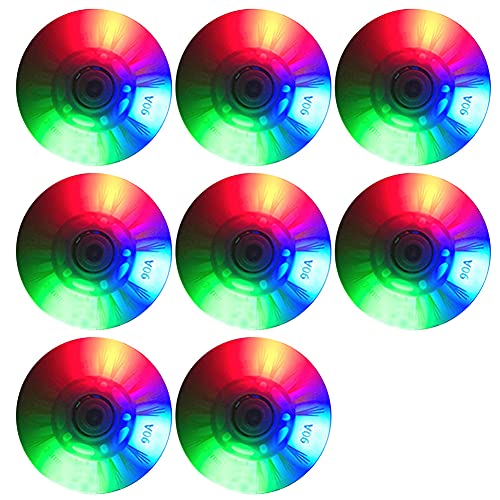 Surakey Ruedas de Patines en Línea, 8 Piezas LED Flash Intermitente Ruedas de Patín, Ruedas de Patines con Ruedas Intermitentes, 68/70/72/76/80MM Cover