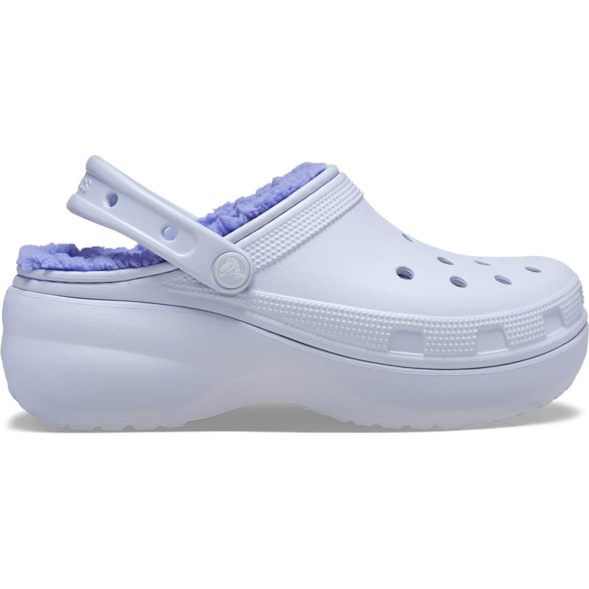 Crocs Classic Platform Lined Clog W, Zuecos Mujer