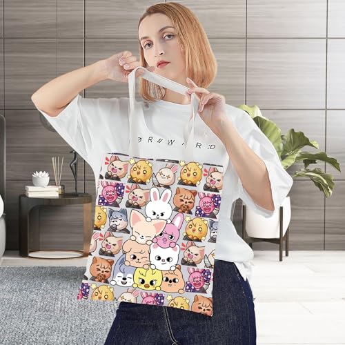 BWWKTOP Koren SKZ Crossbody Bag Koren Fans Gift SKZ Anime Shoulder Bag SKZ Member Merch3