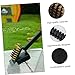 Kisangel 4pcs BBQ Grill Cleaning Brush Long Handle Brush with Wire Scraper All Grill Types Outdoor Cooking and Camping