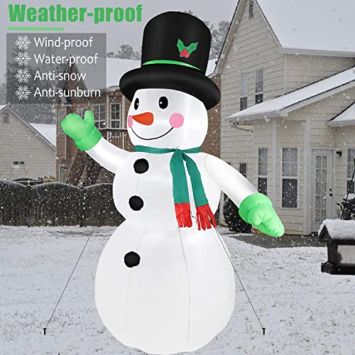 Thanger 7 Ft Christmas Inflatables Snowman Outdoor Yard Decorations thumb #3