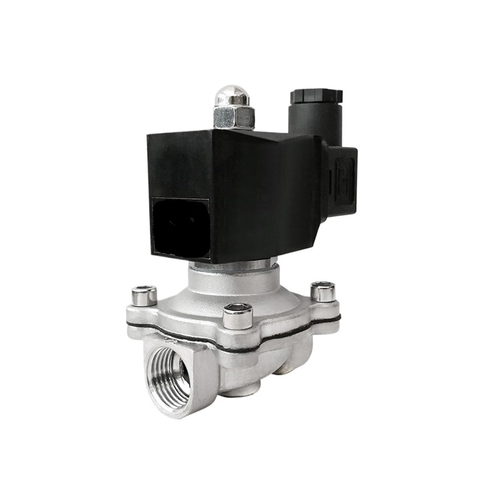 Électrovanne étanche IP65 en acier inoxydable 24V pour contrôle eau et gaz