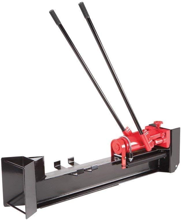 10 Ton Horizontal Log Splitter Wood Cutter Manual Hydraulic 2 Speed Wheel