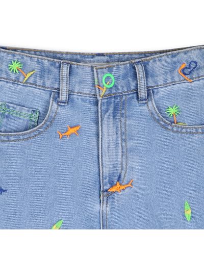 Bermudas de niño de 3 años Billieblush pantalón corto azul infantil 4
