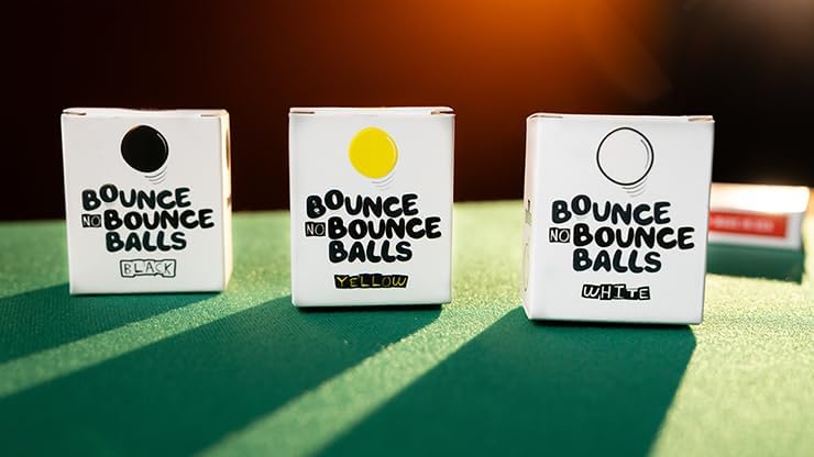 Bounce no Bounce Balls Black by Murphy's Magic - Trick
