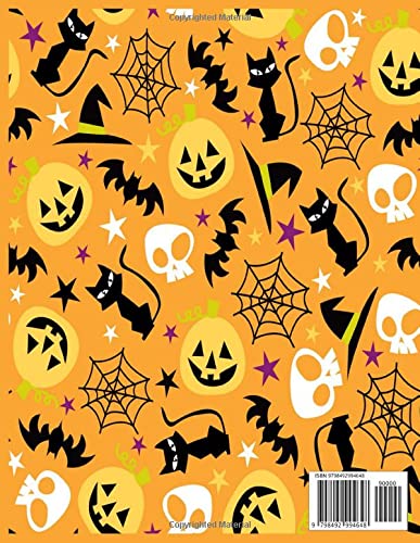 Paperback - Halloween, Horror Funny Cute Halloween Coloring Book For Kids and Toddlers: Cute Spooky Big Pictures to Color Such as ... Pumpkins 🎃, ... Witches & Their Cute Cats, and many more...! image 3