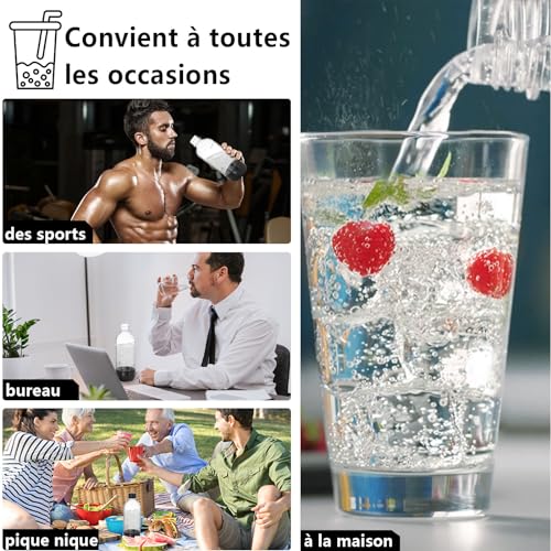 Bouteille de soda en plastique PET réutilisable de qualité alimentaire 1L