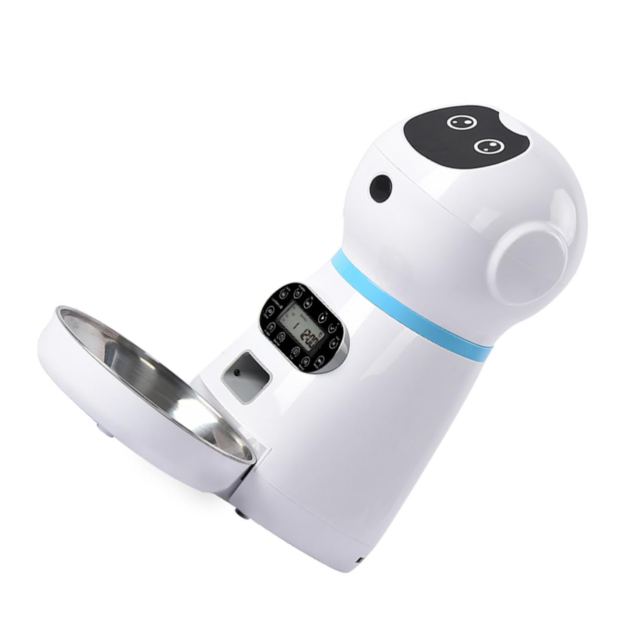 BESPORTBLE Smart Pet Feeder Automatic Food Dispenser 3.5l Usb Intelligent Robot with Digital Timer and Voice Playback for Cats and Dogs