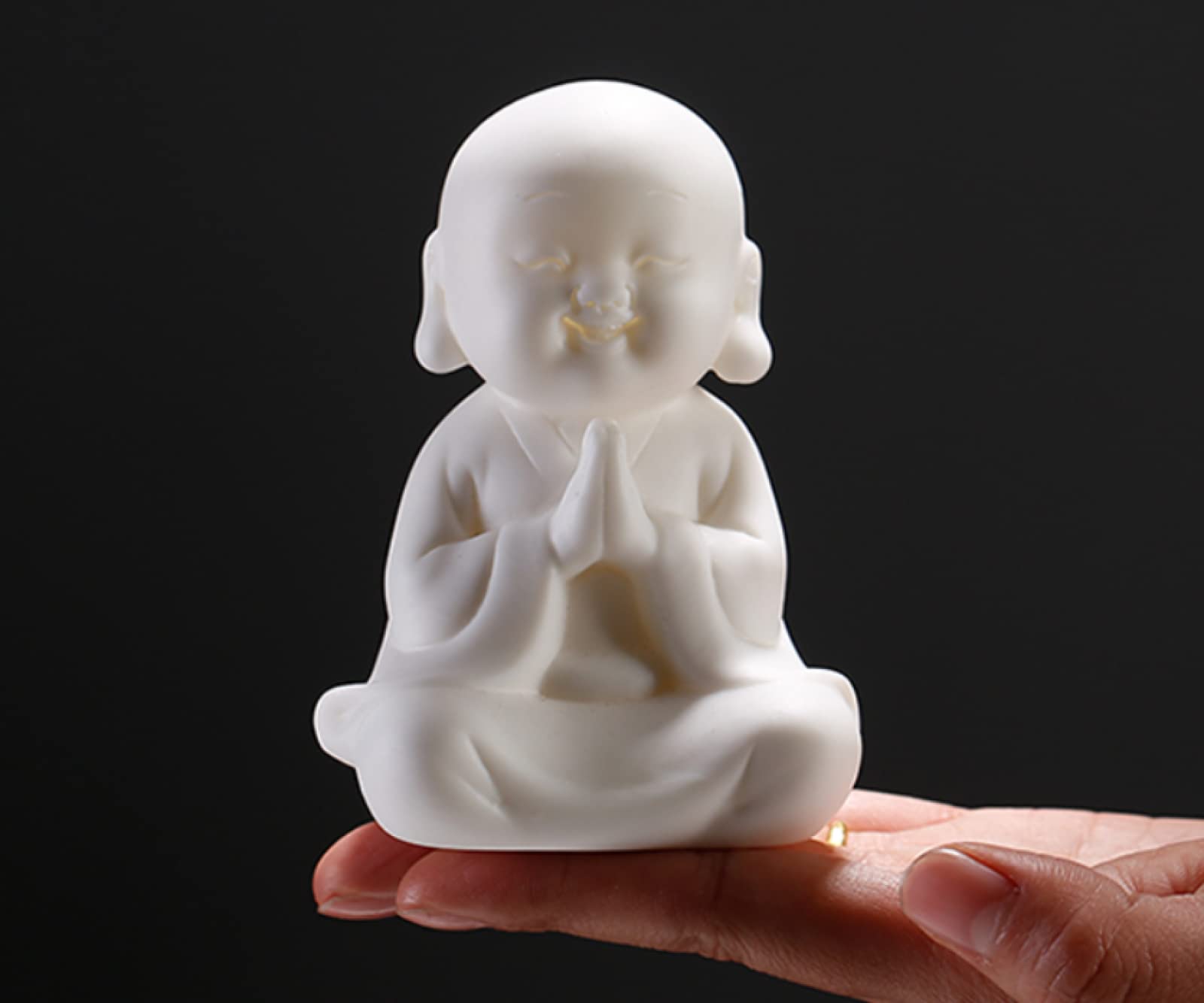 Figura de cerámica, Estatua Religiosa de Buda, Escultura, Adorno de cerámica, Arte, decoración para Hotel, hogar, Oficina, Regalo