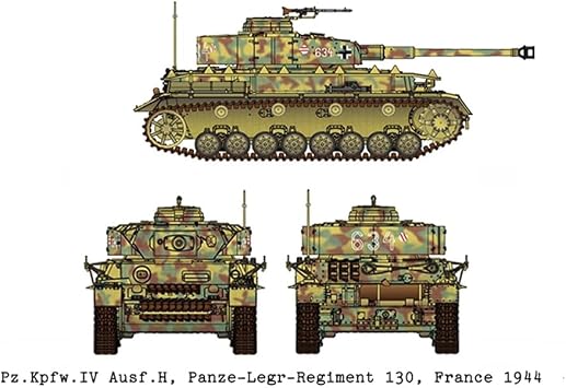 Academy 13432 1/72 IV Tank H-Type Plastic Model