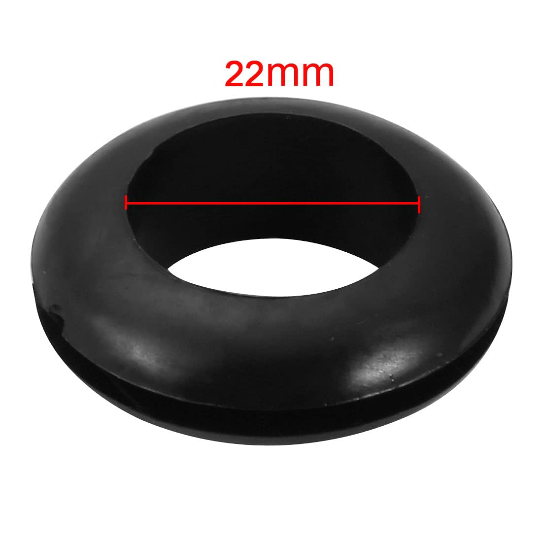 TA-VIGOR 5Pcs Rubber Grommets Cable Wire Protector, 22mm Conductor Wiring Blanking Gasket Ring Grommets - Image 2
