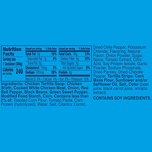 Image of Progresso Chicken Tortilla Soup with Tortilla Strips, 12.2 oz
