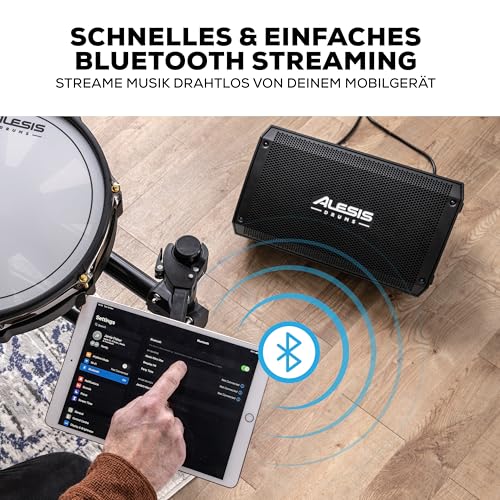 Alesis Strike Amp 8 MK2-2000W Drum Amp Lautsprecher für Elektronische Schlagzeug, mit Bluetooth, 8\ Woofer, HPF EQ und Ground-Lift Schalter