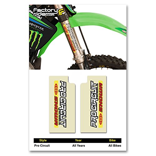 PRO Circuit SHOWA Fork Stickers for MX Dirt Bikes