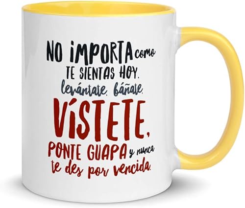 Regalo para amigas | Taza de café para hija | Regalo perfecto para Navidad, graduados, profesionales y estudiantes | Vaso con afirmaciones positivas,