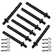 8-Pack 68mm RC Car Body Shell Post Plastic Holder Mounts Compatible with 1/10 4WD Remote Control Car Off-Road Buggy Truck