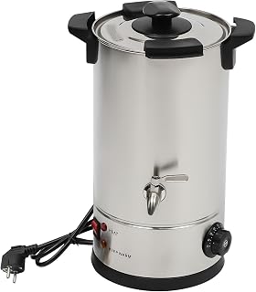 czyuRachel Derretidor de cera grande de 10 l, 30-110 ℃ eléctrico grande vertedor de cera con boquilla y control de temperatura para cera de soja, base de jabón, fabricación de velas