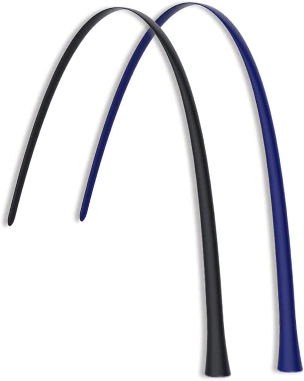 Cat Wand Toy, Silicone Tail 2 Pack-Black&Blue