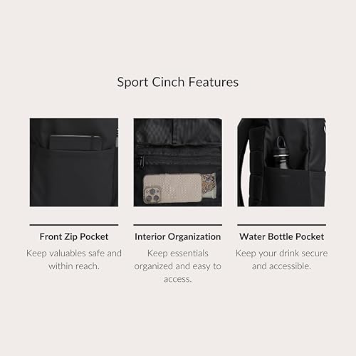 Miniatura 4 de Mochila deportiva con cincha, Negro -, Mochila deportiva con cincha