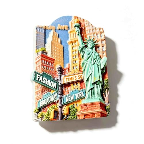 Imán de Resina 3D Nueva York Estatua de la Libertad miniatura 5