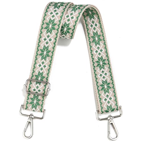 Image of Crossbody Straps for Purses Silver Hardware Purse Strap Wide Shoulder Strap Adjustable Replacement