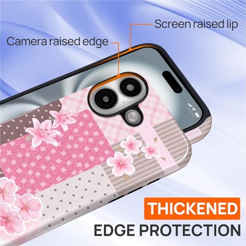 Coque iPhone 16 Plus protection qualité militaire antichoc et durable floral - 5