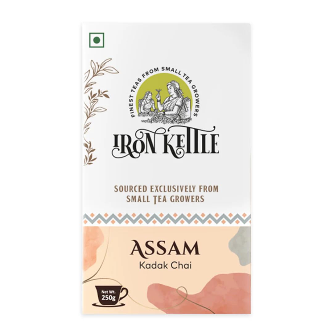 Assam Kadak Chai 250 Gram | Garden Fresh Strong Black CTC tea | Premium Tea With 60% or More Fine Leaf Count | Premium Tea Fine Leaf Sourced Exclusively From Small Growers