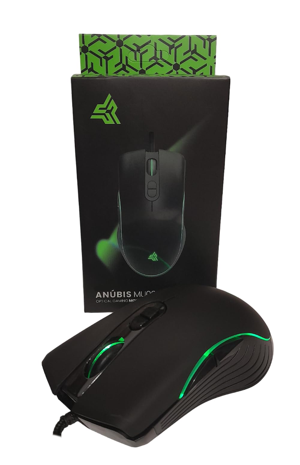 Mouse Gamer Ergonomico 7 Botões 4800 dpi Led RGB Rainbow - Anúbis