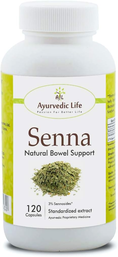 Senna Capsules 450mg Capsules, Natural, 120 count