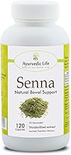 Senna Capsules 450mg Capsules, Natural, 120 count