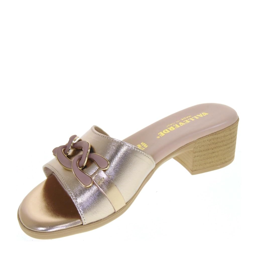 Valleverde Sandali Donna 63010 Pelle Crema o Rame