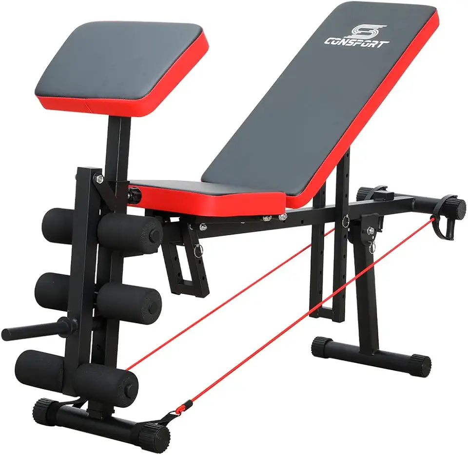 Banco Supino Banqueta para Musculação Academia 40x1 Multifuncional Ajustável Consport