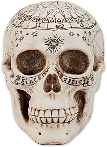 Nemesis Now Astrological Skull Figurine 29cm Ivory