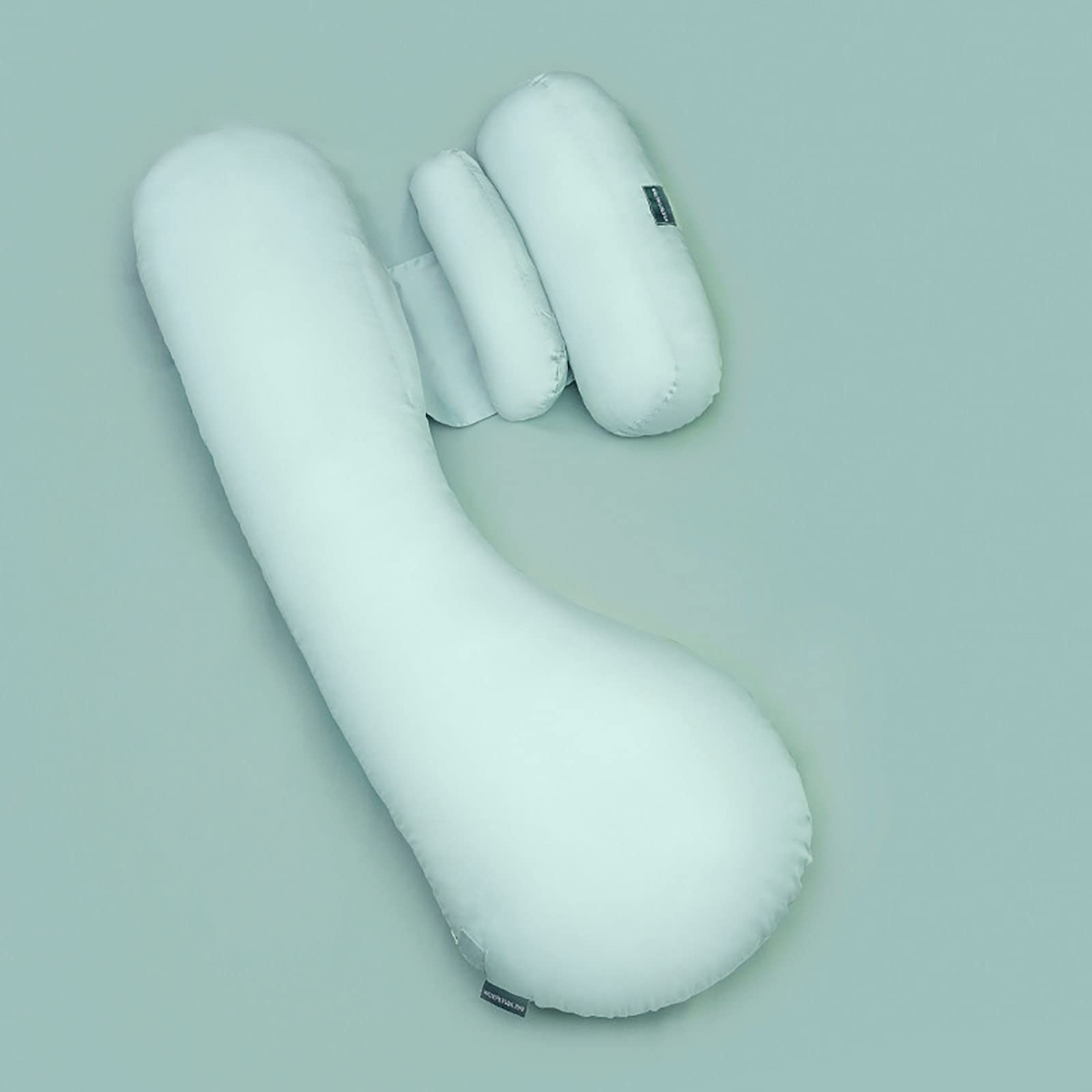 2 in 1 Maternity Pillow H Type Home Sleep Pillow Full Body Pillow for Sleeping Detachable Separation Blue