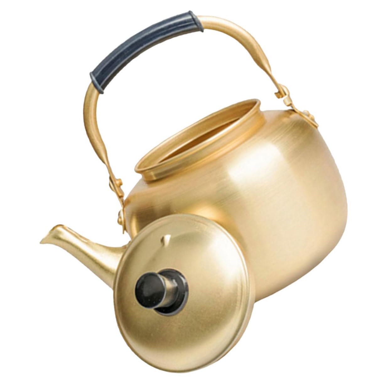 PRETYZOOM 8 Liter Aluminum Kettle Logo Sturdy Metal Water Boiler Handheld Tea Pot for Kitchen Use Smooth Spout