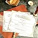 Marriage Certificates with Gold Foil Edges 11 x 8.5 Inch Blank Certificate Paper Wedding Certificates Blank Wedding Certificate for Weddings Ceremony Proposals 24 Pcs (Gold)