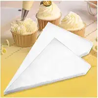 100 Sacos Confeitar 23cm x 16cm Torta Doce Bolo Cupcake Confeitaria Confeiteiro