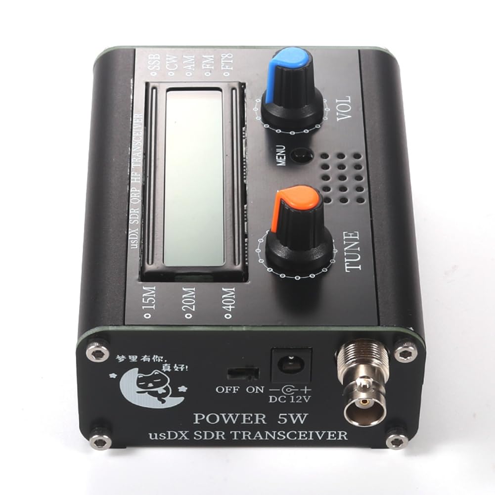 rieder Émetteur-récepteur sans fil portable USDX SDR QRP émetteur-récepteur radio amateur 3 bandes avec microphone à main