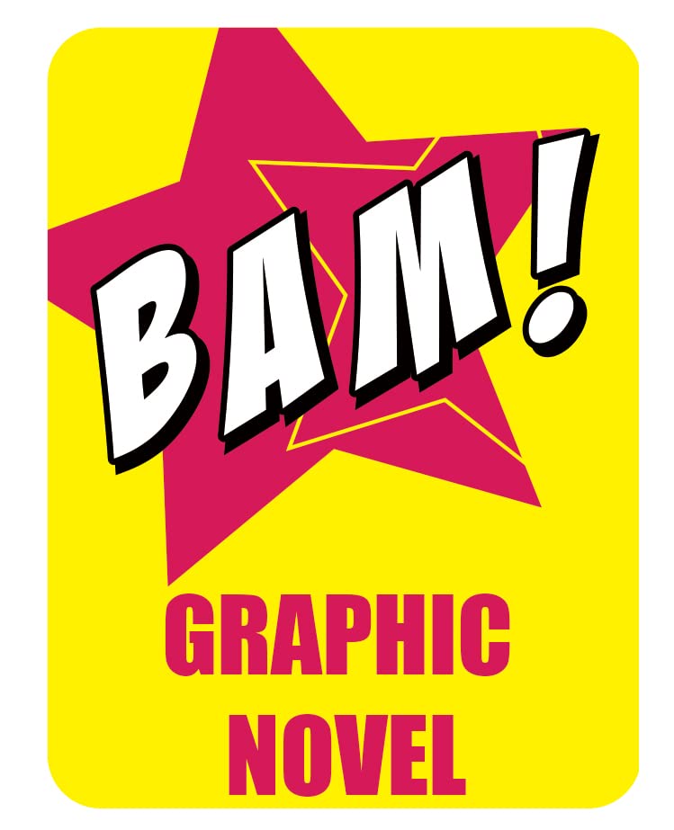 Genre Book Spine Labels | Library Classification Stickers Graphic Novels 450pcs