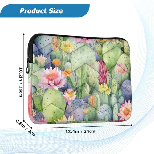 Funda para portátil 13-14 pulgadas con estampado de acuarela miniatura 3