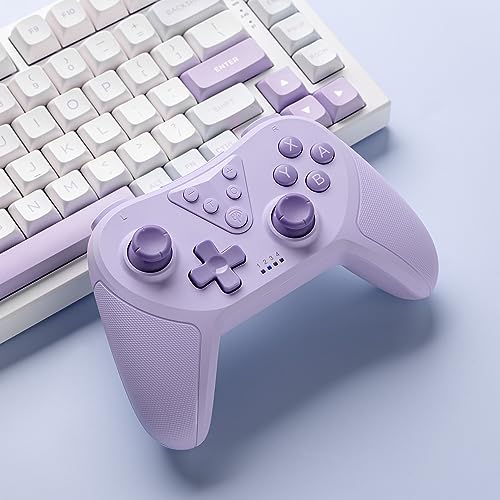 Image of EasySMX Wireless Bluetooth Game Controller Compatible with Switch, Wake-up Support, 6-Axis Gyroscope, Turbo Mode & Adjustable Vibration