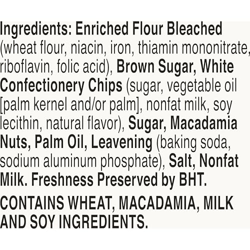 Image of Betty Crocker White Chip Macadamia Nut Cookies, Cookie Baking Mix, 14 oz (Pack of 12)