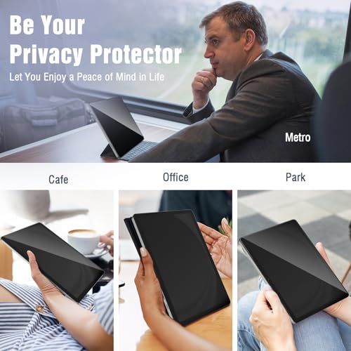 TiMOVO 1 Pack Privacy Screen Protector for Samsung Galaxy Tab A11 Plus/A9 Plus (2025/2023), Anti-Spy Tempered Glass Flim fit Galaxy Tab A11+/A9+ 11 inch Tablet, 9H Hardness - Image 4